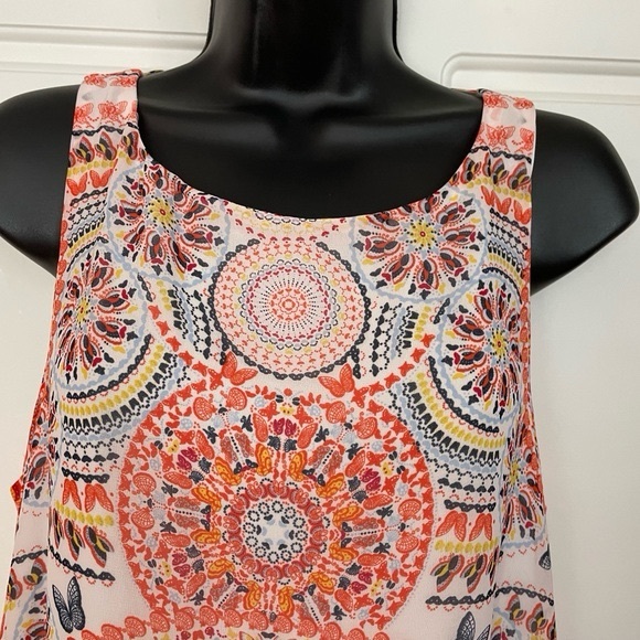 Max Studio Fully Lined A Line Scarf Dress Size Medium - Picture 2 of 7